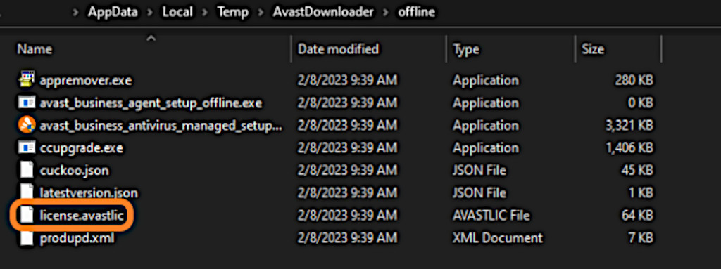 Avast_UpdatesDownloader_OfflineFolder