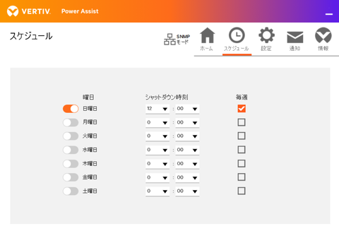 Vertiv™ Power Assist UPS設定