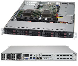 Arcbrain Zephineon 1U 2.5inch x 10 bay Chassis