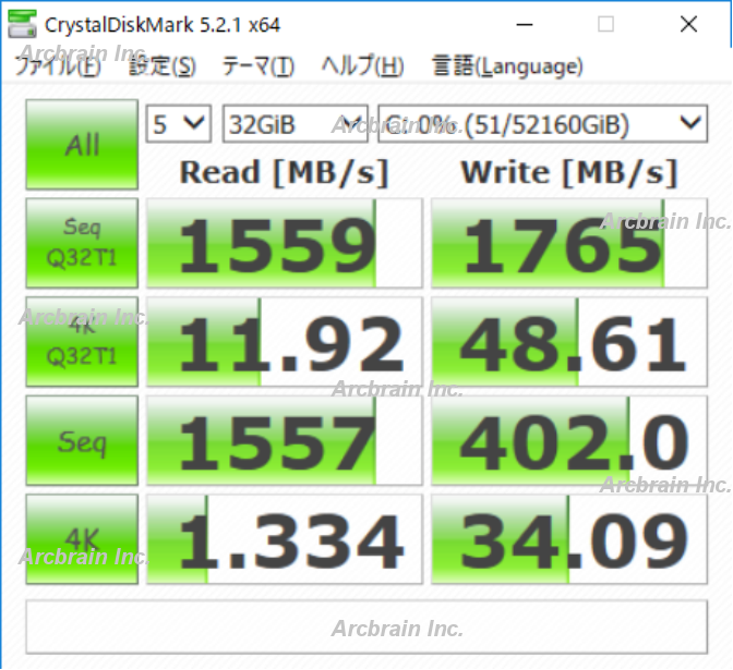 SATA HDD×8台、RAID5