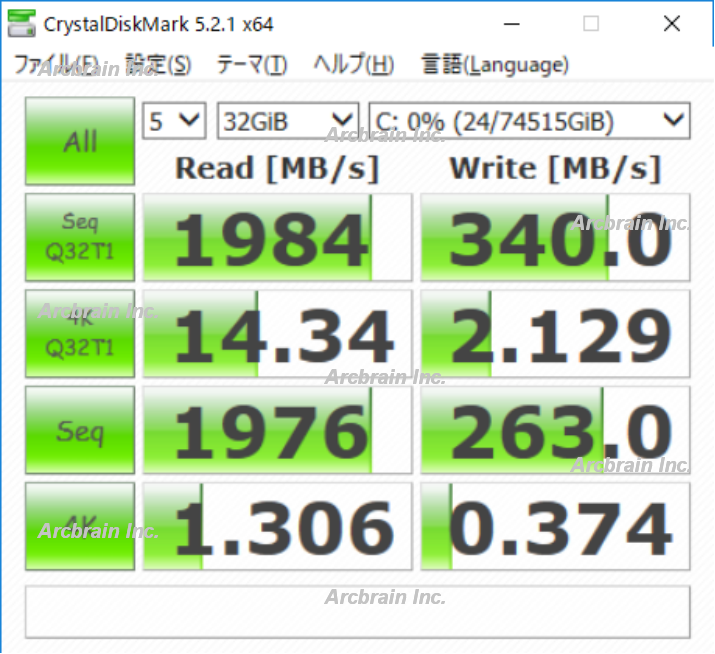 SATA HDD×12台、RAID6