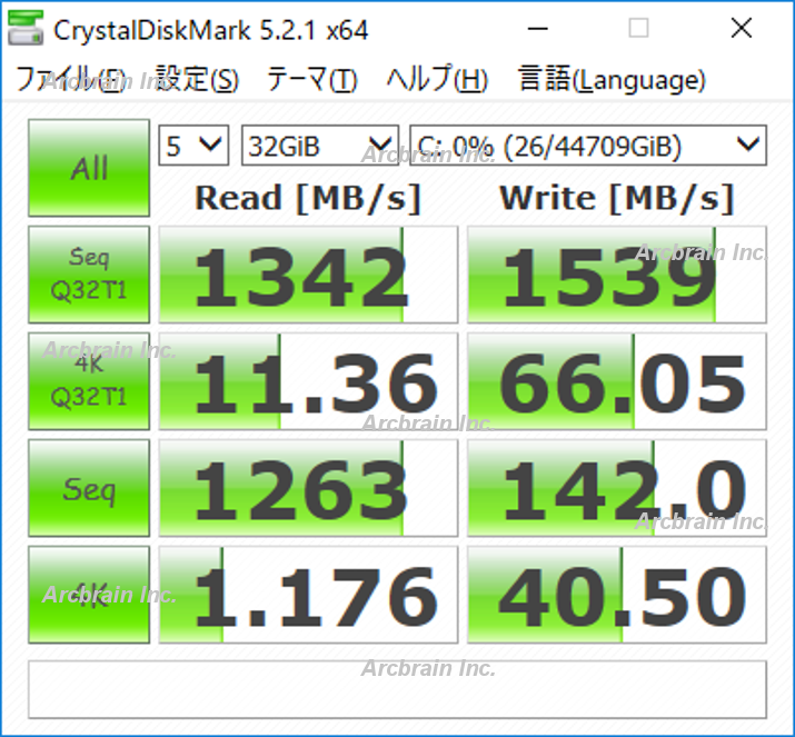 SATA HDD×8台、RAID6